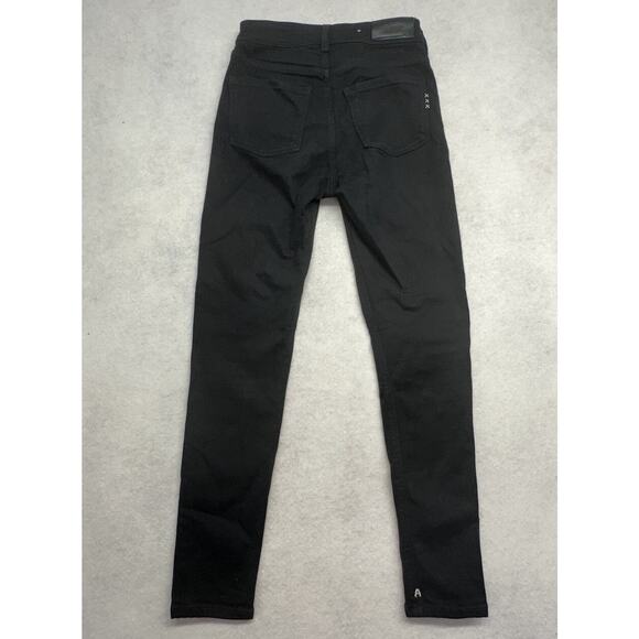 SCOTCH & SODA Womens Size 26 32 Amsterdam Haut High Rise Skinny Black - Picture 11 of 12